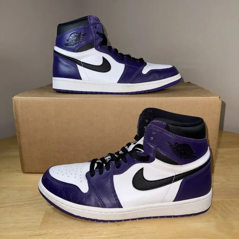 Size 10 - Jordan 1 Retro OG High Court Purple 2.0 2019 No Box